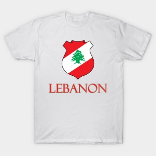 Lebanon - Coat of Arms Design T-Shirt